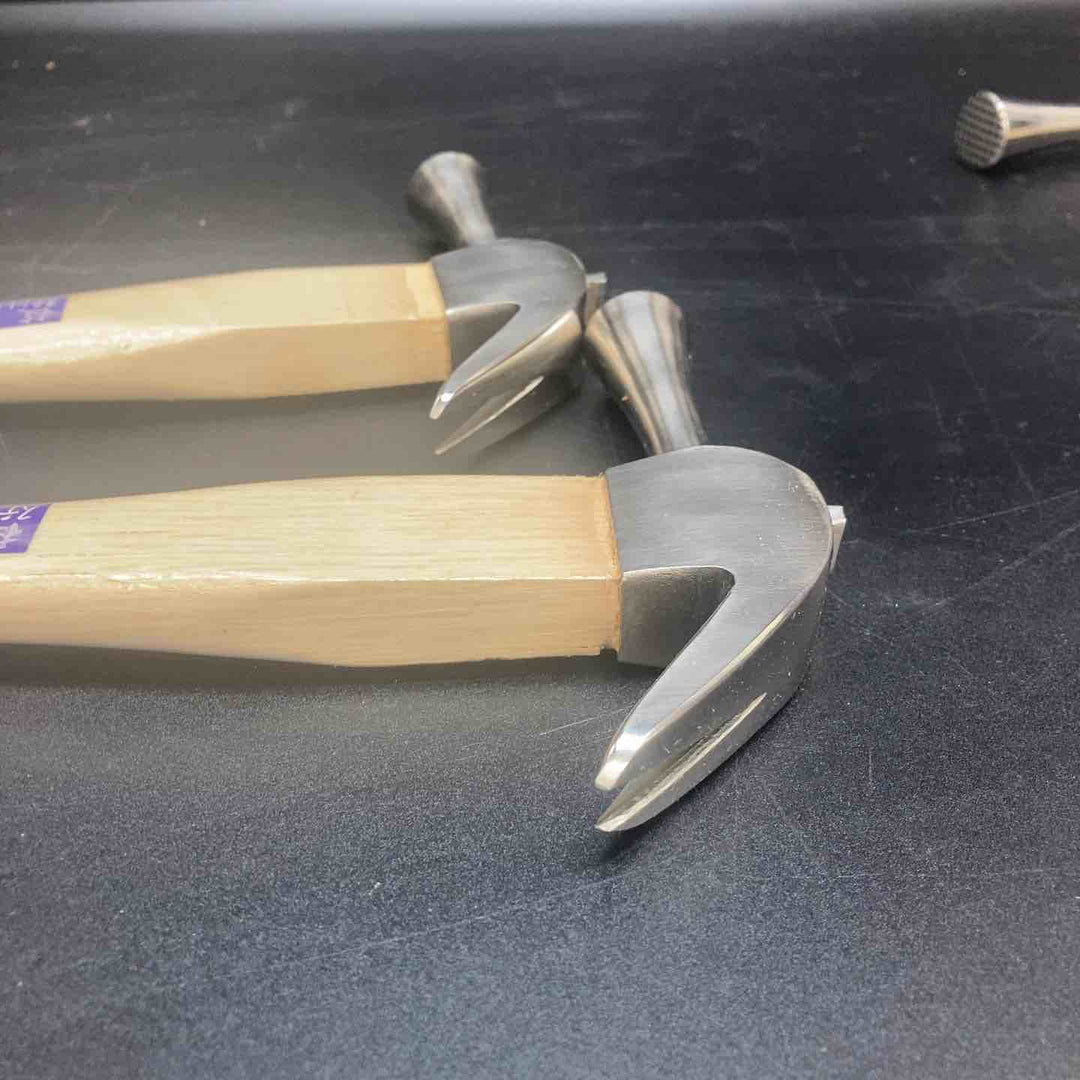 【未使用品】土牛産業 ステンレス 仮枠鎚 技450 中すべり止 450mm 小すべり止 450mm 計4本セット！【川越店】
