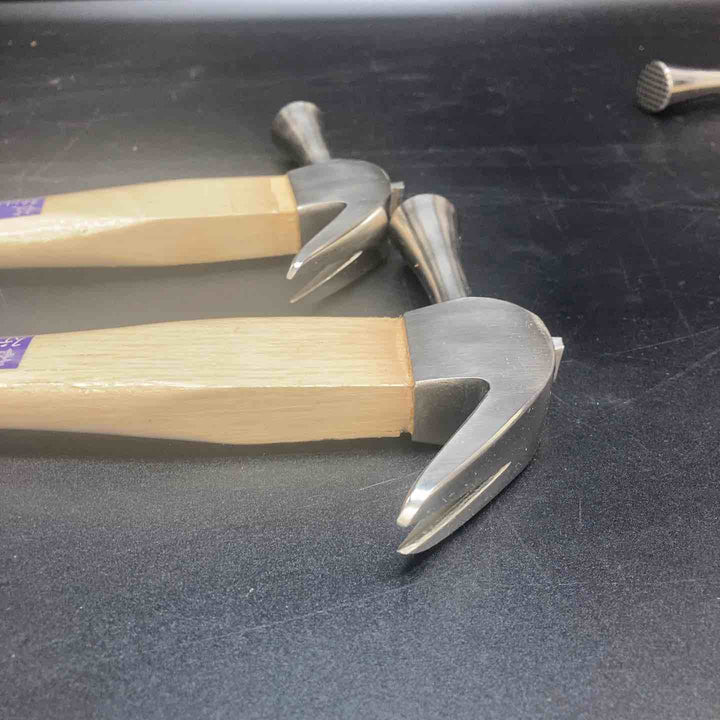 【未使用品】土牛産業 ステンレス 仮枠鎚 技450 中すべり止 450mm 小すべり止 450mm 計4本セット！【川越店】