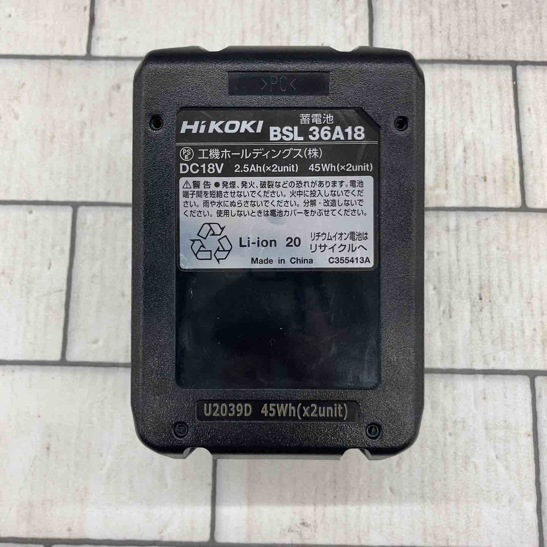 ★ハイコーキ(HIKOKI ※旧:日立工機) コードレスインパクトドライバー WH36DC(NNR)【所沢店】