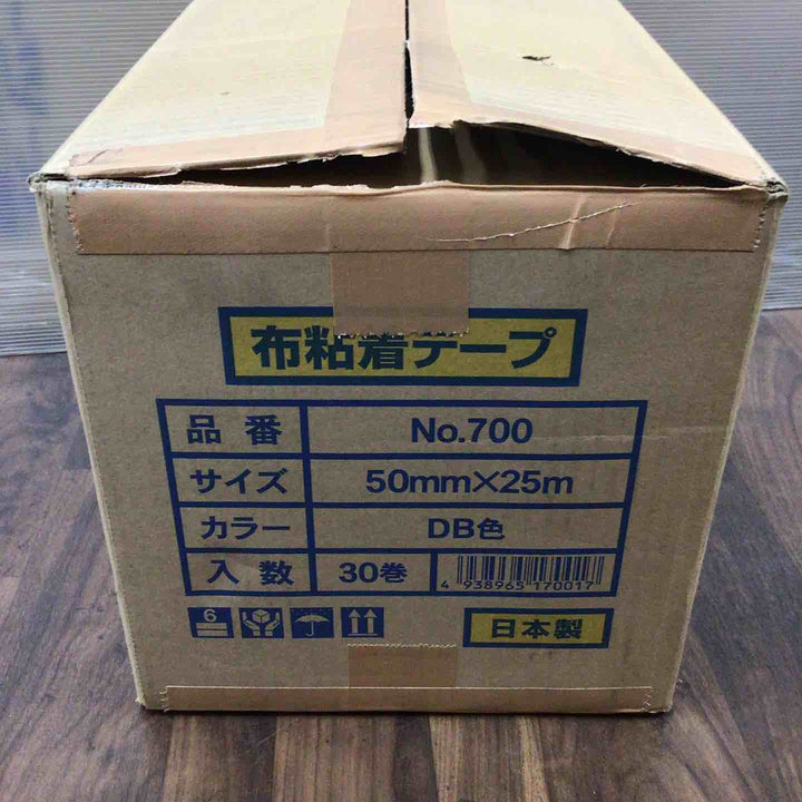 プロエース 梱包用 布粘着テープ No.700 50mm×25m 30巻き入り【川口店】