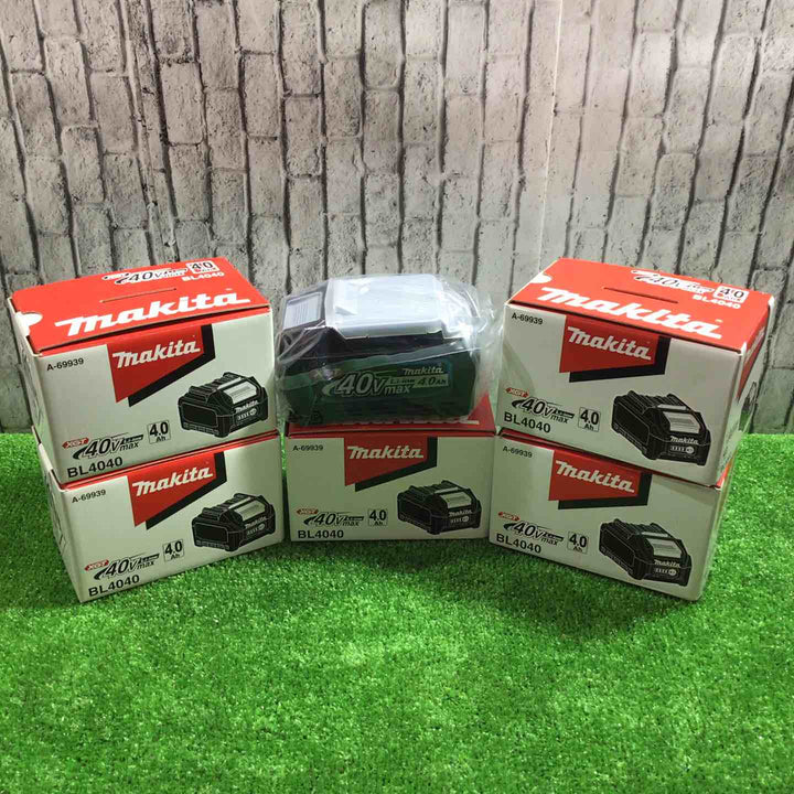 【まとめ売り】②★マキタ(makita) リチウムイオンバッテリー 40Vmax/4.0Ah BL4040　5個セット【川口店】