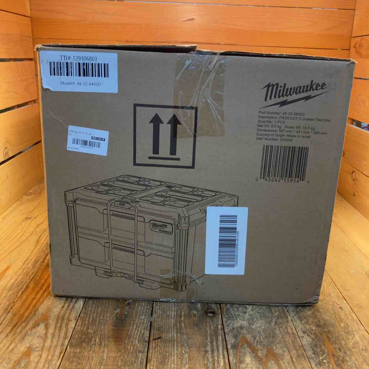 【未使用品】milwaukee ミルウォーキー PACKOUT 引き出し収納 2段 ツールボックス 48-22-8442D【所沢店】