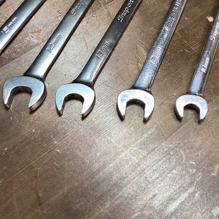 Snap-on スナップオン コンビネーションレンチ セット ミリサイズ SOEXM　7本セット 【東大和店】