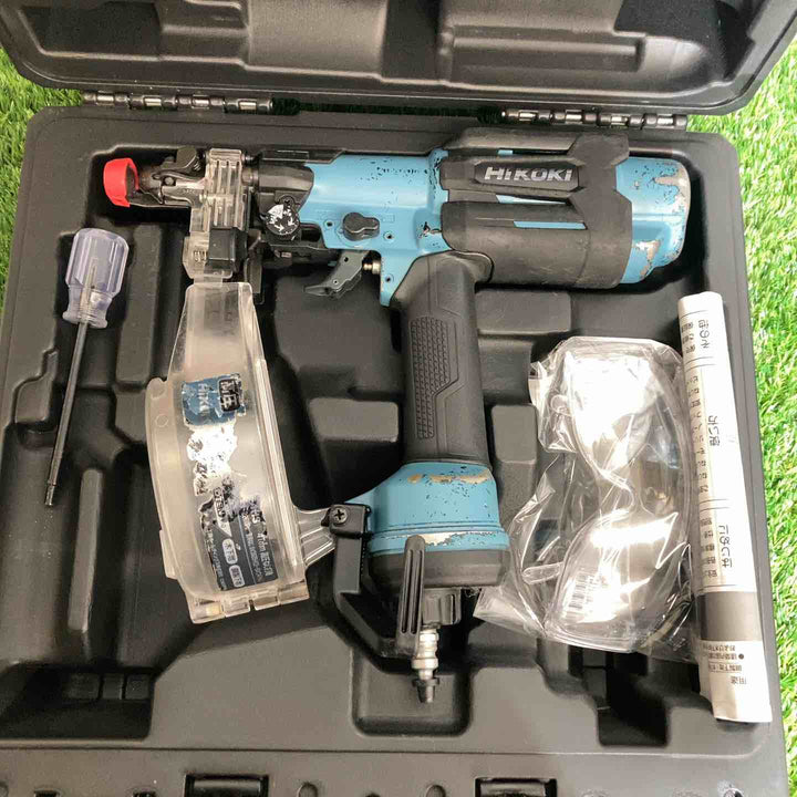 ☆ハイコーキ(HIKOKI ※旧:日立工機) 高圧エアネジ打ち機 WF4HS(CB) 限定色 セームブルー【戸田店】