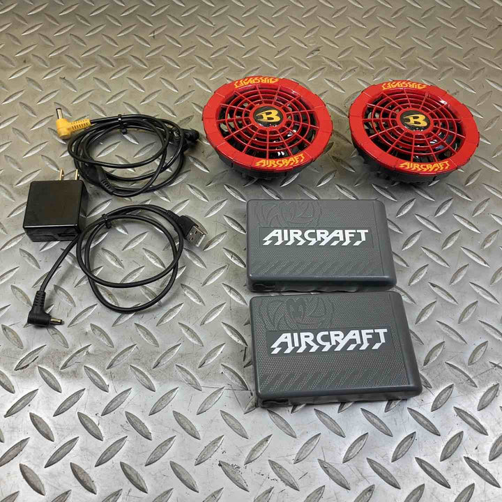 空調服　バートル ファンセット ＋12v AC230バッテリー　エアークラフト【川崎店】