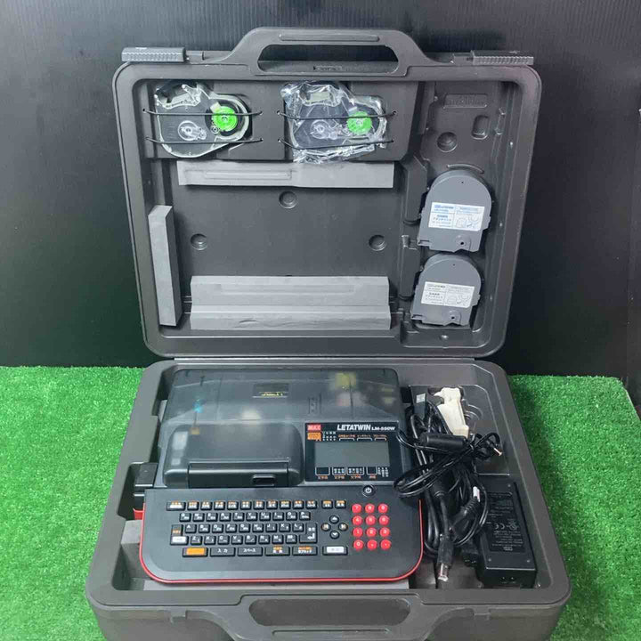 ★美品★マックス(MAX) チューブマーカー(レタツイン)  LM-550W LETATWIN ACアダプタ ケース付【岩槻店】