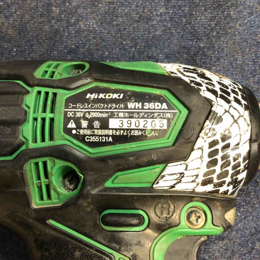 ★ハイコーキ(HIKOKI ※旧:日立工機) コードレスインパクトドライバー WH36DA(NN)【八潮店】