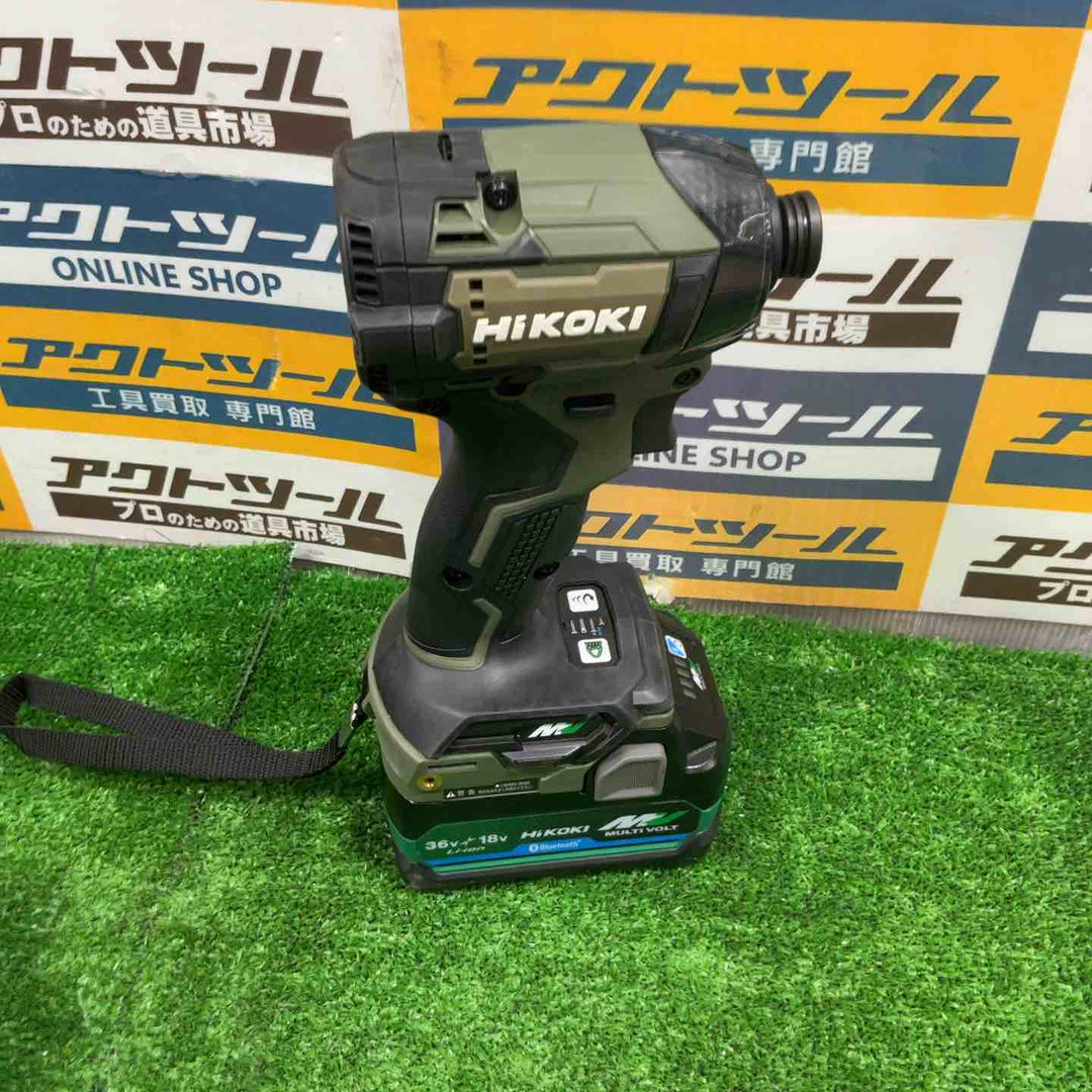 ★ハイコーキ(HIKOKI ※旧:日立工機) コードレスインパクトドライバ フォレストグリーン WH36DD(2XHGSZ)【草加店】
