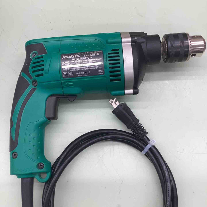 ☆マキタ(makita) 振動ドリル M816K 100v コンクリ 鉄工 木工 【越谷店】