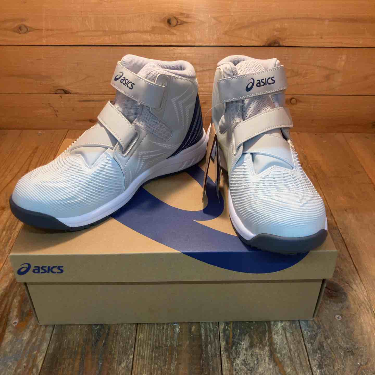 アシックスASICSウィンジョブCP120 グラシアグレー×ホワイト ◇ アシックス ウインジョブCP120 グラシアグレー×ホワイト 26.0cm