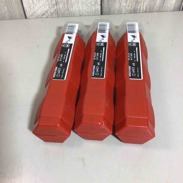【未使用品】　HILTI ヒルティ ドリルビット TE-CX 6/17 MP8(マルチパック８本入り) SDSプラス 3個 【戸田店】