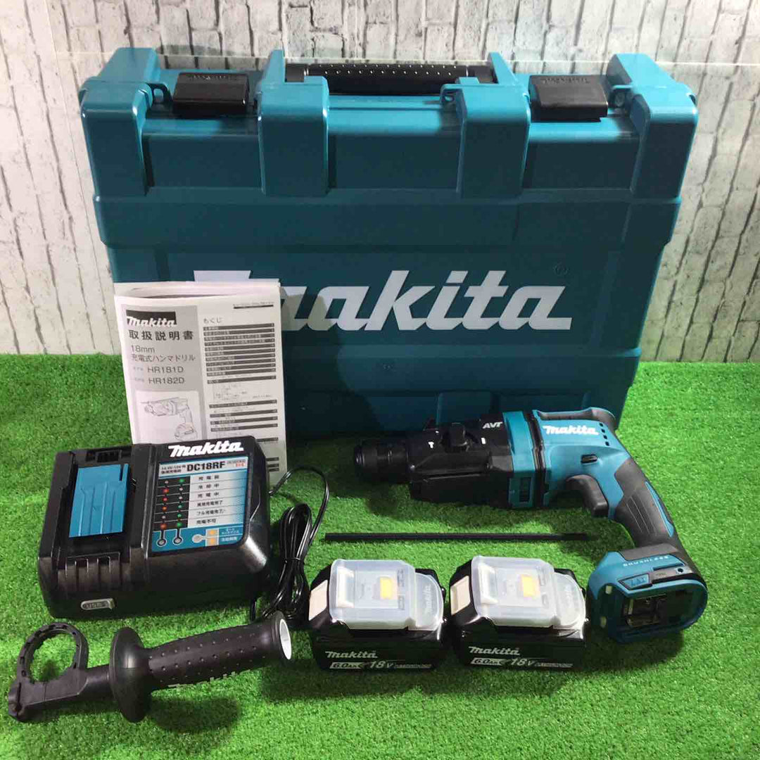 ★マキタ(makita) コードレスハンマドリル HR182DRGX【川口店】
