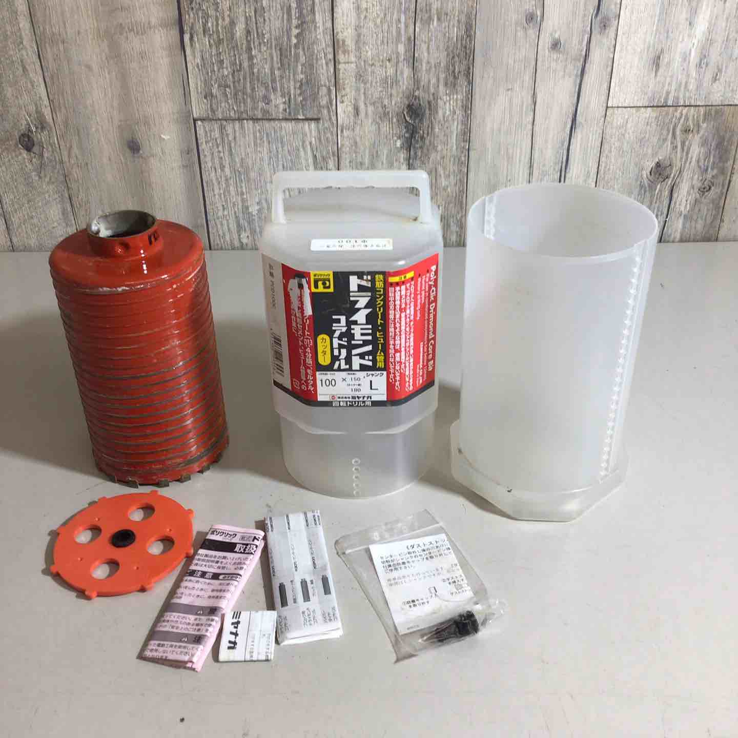 ミヤナガ PCD100C カッター コア ドライモンド