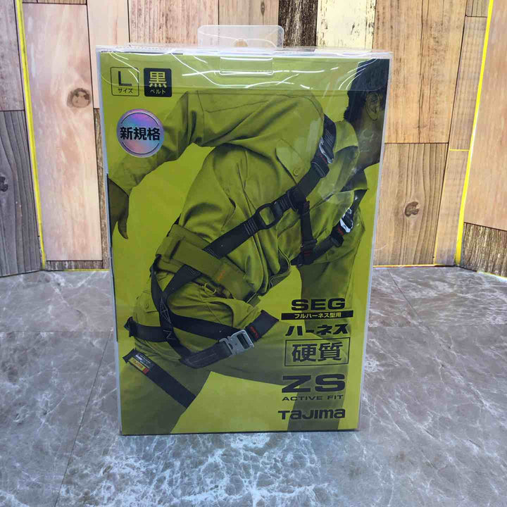 □タジマ(Tajima) ハーネスZS 黒 Lサイズ AZSL-BK【八潮店】