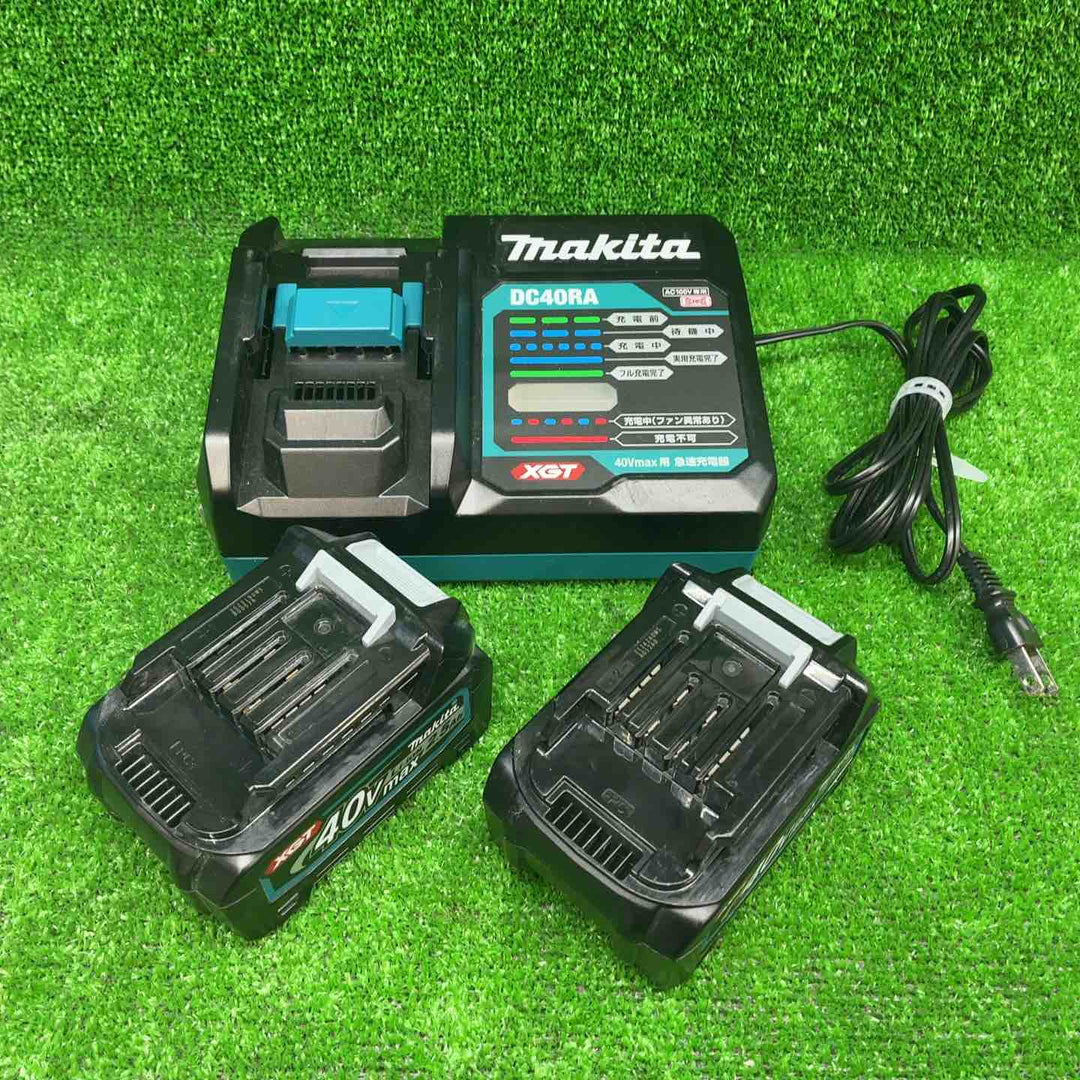 マキタ(makita) 40Vmaxバッテリー BL4025×2(充電回数4回、70回) 充電器 DC40RA  セット【藤沢店】