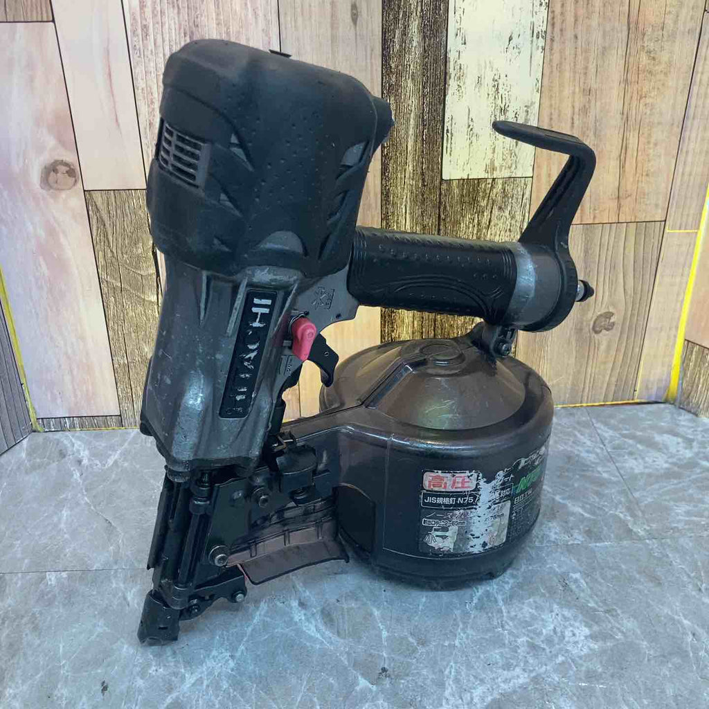 日立工機 75mm 釘打機 NV75H 正常 NV75HJ ジャンク品 ☆ハイコーキ(HIKOKI ※旧:日立工機) 高圧エア釘打ち機 NV75HMC
