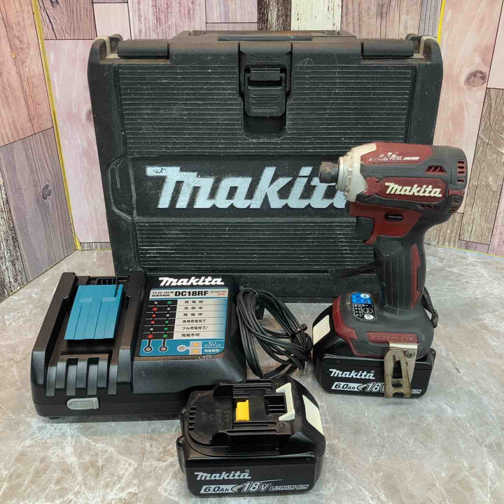 ★マキタ(makita) 18V コードレスインパクトドライバー TD171DGXAR オーセンティックレッド【八潮店】