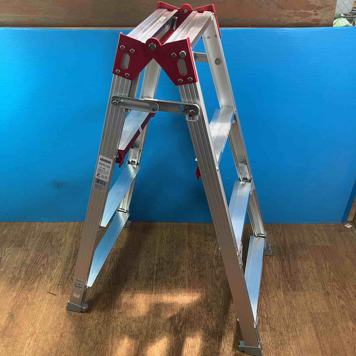 【美品】長谷川 Hasegawa はしご兼用伸縮脚立 RYR-12a 上部で伸縮操作可能！【岩槻店】