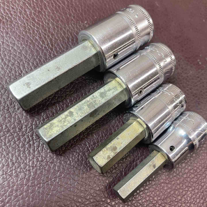 【中古品】 スナップオン(Snap-on) 3/8インチ ヘックスソケットセット 4本 FAM7～FAM12 【東大和店】