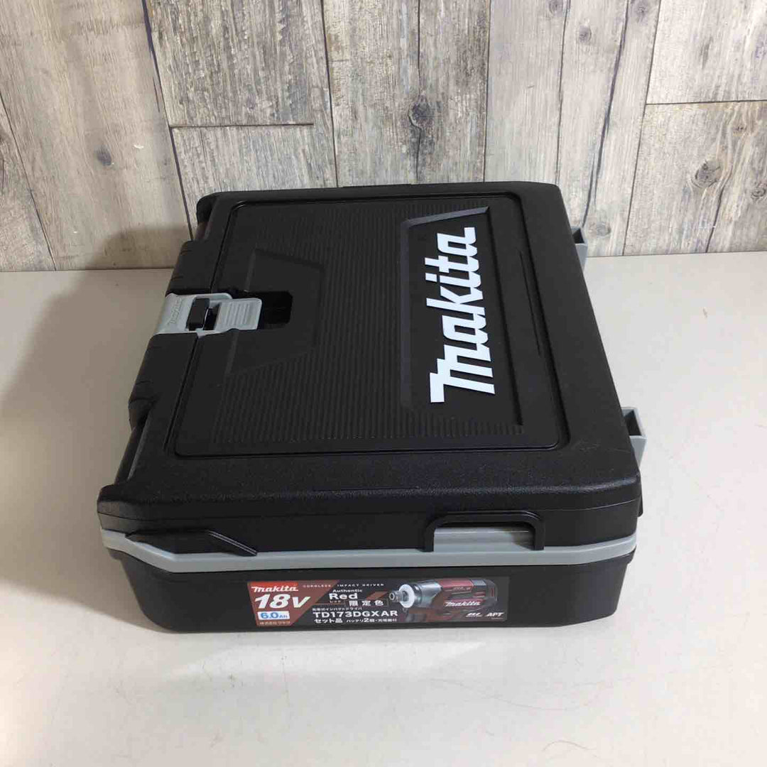 ★マキタ(makita) コードレスインパクトドライバー TD173DGXAR レッド 赤 限定色 バッテリー＆充電器付き【戸田店】