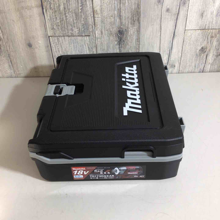 ★マキタ(makita) コードレスインパクトドライバー TD173DGXAR レッド 赤 限定色 バッテリー＆充電器付き【戸田店】