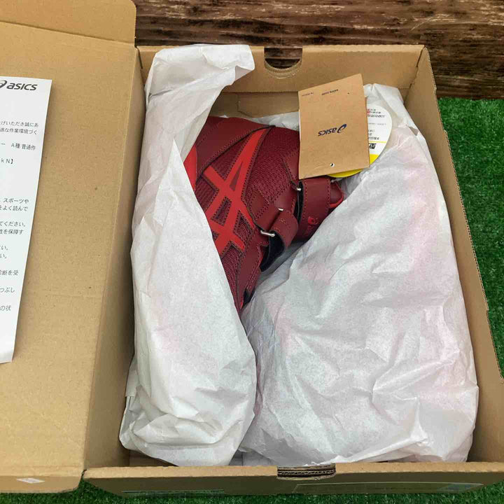 アシックス(asics) 安全靴 作業靴 ウィンジョブ CP216 ビートジュース/クラシックレッド 25.5 cm 3E相当【川越店】