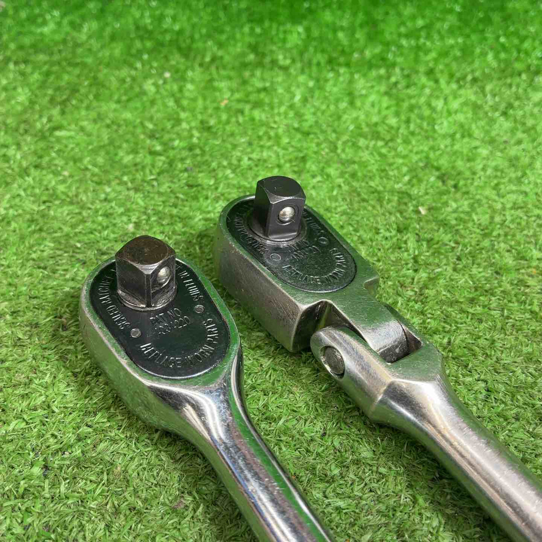 スナップオン(Snap-on) 3/8フレックスラチェットハンドル F831,3/8”ラチェットハンドル F830 2本セット【藤沢店】