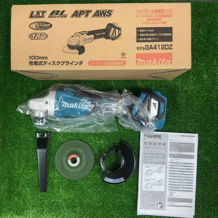 ★マキタ(makita) 100mmコードレスディスクグラインダ GA412DZ【草加店】