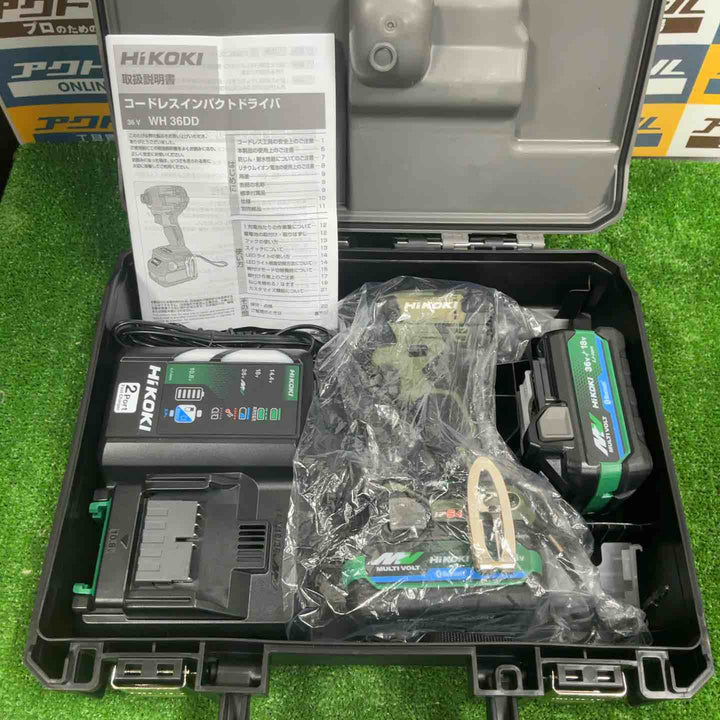 ★ハイコーキ(HIKOKI ※旧:日立工機) コードレスインパクトドライバ フォレストグリーン WH36DD(2XHGSZ)【草加店】
