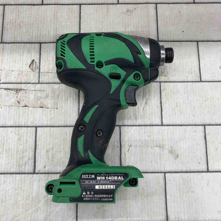 ★ハイコーキ(HIKOKI ※旧:日立工機) コードレスインパクトドライバー WH14DBAL(2LSCK)(L)【所沢店】