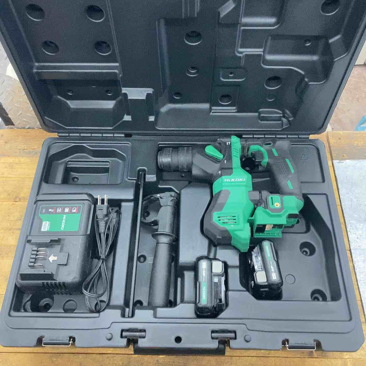 ◇HiKOKI(ハイコーキ) 10.8V コードレス ハンマドリル  DH12DD(2LSK) 蓄電池2個・充電器・ケース付き【所沢店】