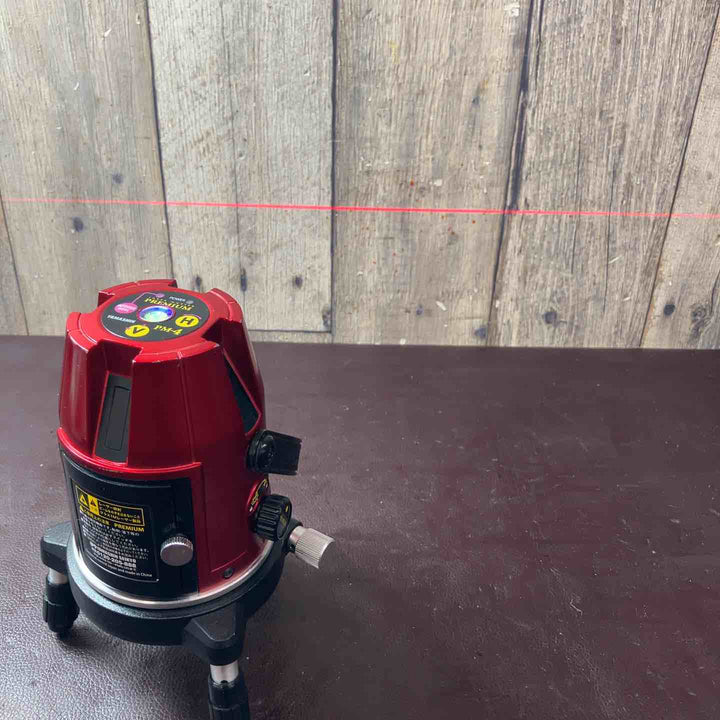 【中古品】 山真製鋸(YAMASHIN) レーザー墨出し器 PM-4 矩・横 【東大和店】