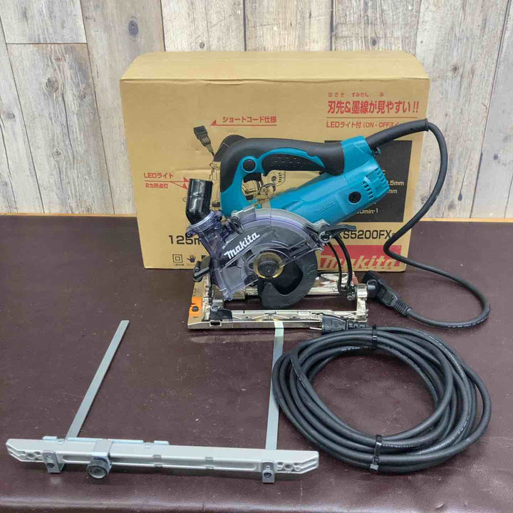【中古美品】マキタ(makita) 125mm防じんマルノコ 左勝手仕様 集じん機接続専用 チップソー別売 KS5200FXSP【東大和店】