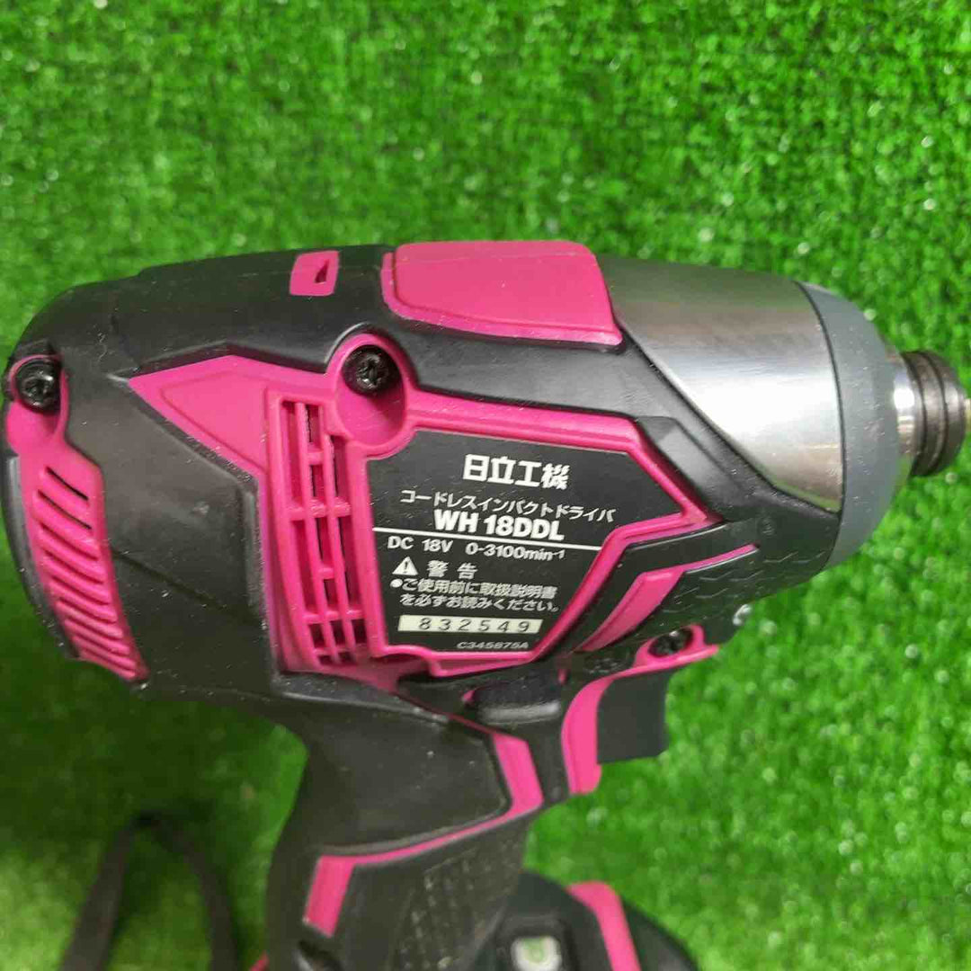 ハイコーキ(HIKOKI ※旧:日立工機) コードレスインパクトドライバー WH18DDL(NN)(R) パワフルレッド【藤沢店】