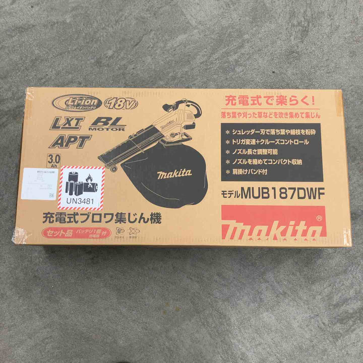 マキタ(makita) コードレスブロア集じん機 MUB187DWF【川崎店】