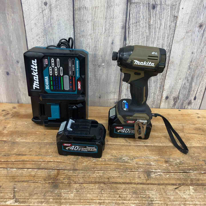 【タイムセール】 【中古品】 マキタ(makita) コードレスインパクトドライバー TD002GRDXO 40V ケース無しフルセット 【東大和店】