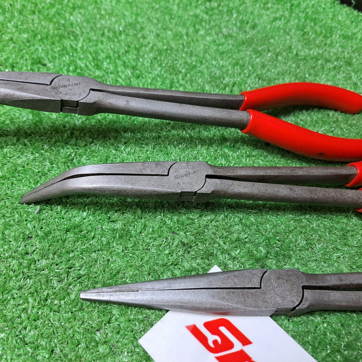 スナップオン/Snap-on ベントノーズプライヤー、ロングノーズプライヤー 3本セット 490BCP/411BCP/911BCP【岩槻店】