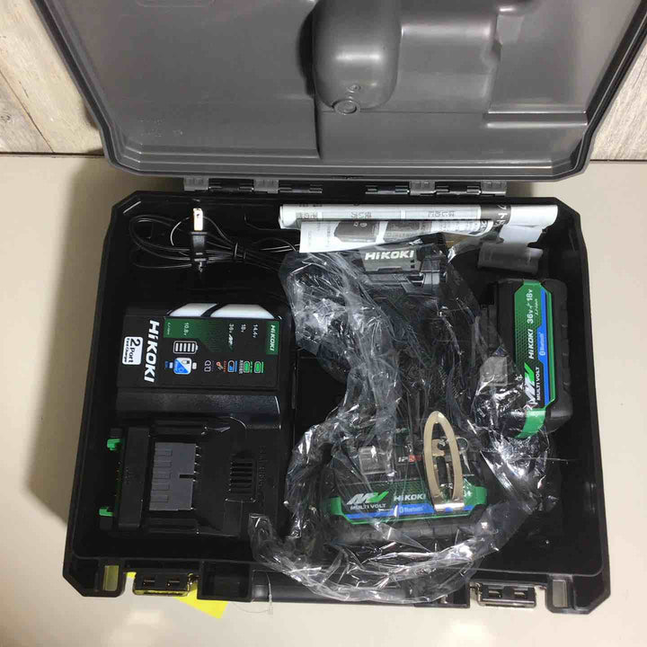 【未使用品】 ハイコーキ HIKOKI 日立 コードレス インパクトドライバ ストロングブラック WH36DD(2XHBSZ) フルセット インパクト ブラック 黒 純正 純正品 充電式 【戸田店】