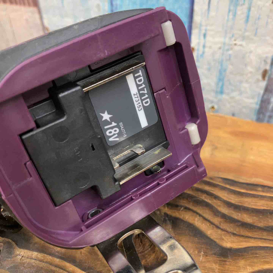 【美品】★マキタ(makita) コードレスインパクトドライバー TD171DGXAP 18V フルセット パープル【柏店】