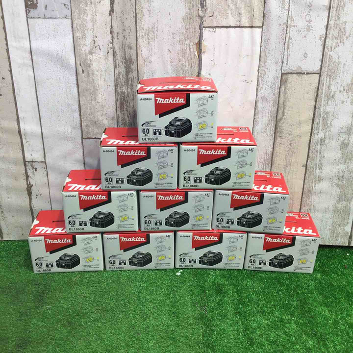 【10個セット】純正！マキタ(makita) リチウムイオンバッテリー 18V/6.0Ah BL1860B【町田店】