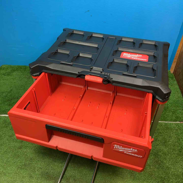 milwaukee ミルウォーキー PACKOUT 引き出し収納 2段 ツールボックス 48-22-8442D【岩槻店】