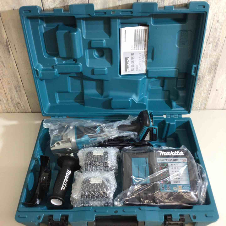 【未使用品】★純正バッテリー2個&充電器付き フルセット★マキタ(makita) 125mmコードレスディスクグラインダ GA520DRGX【戸田店】