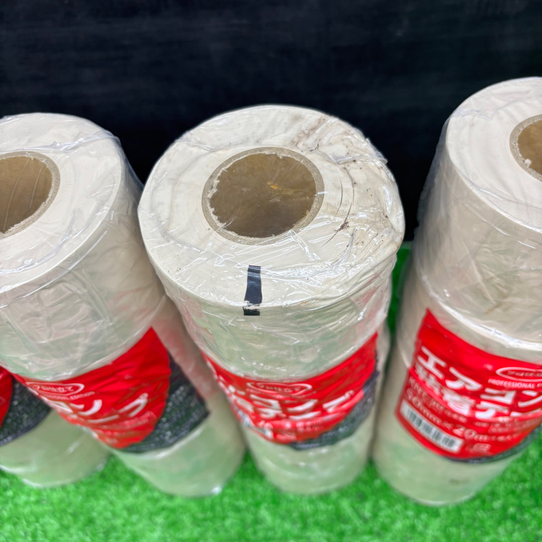 【未使用品】エアコン粘着テープ KNT-50 アイボリー 50巻 10個【電材館越谷店】