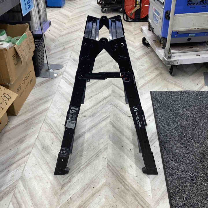 長谷川工業（Hasegawa）BLACK LABEL（ブラックレーベル）伸縮脚立　RYZB-09a【越谷店】