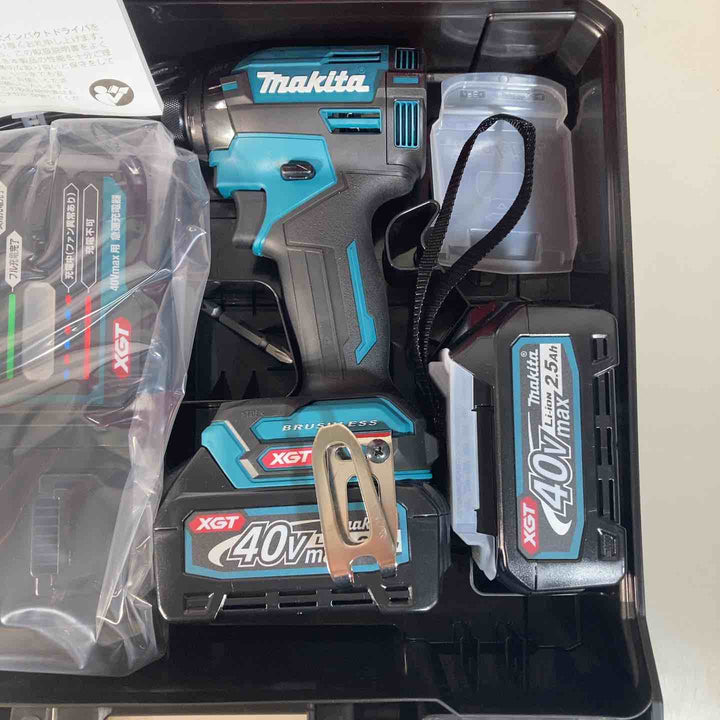 ★マキタ(makita) 40Vmax コードレスインパクトドライバー TD002GRDX バッテリー2個付属 純正品【戸田店】