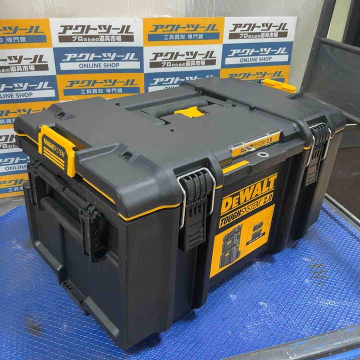デウォルト(DeWALT) タフシステム2.0 システム収納BOX Mサイズ 工具箱 収納ケース ツールボックス DS300 積み重ね収納 DWST83294-1【草加店】