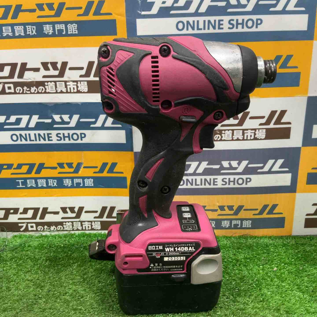 ★ハイコーキ(HIKOKI ※旧:日立工機) コードレスインパクトドライバー WH14DBAL(2LSCK)(R)【草加店】