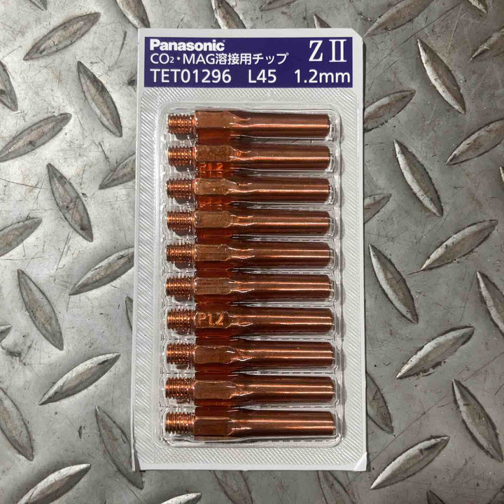 Panasonic パナソニック CO2・MAG溶接用チップ L45 1.2mm TET01296 ZⅡ 100個入り【草加店】