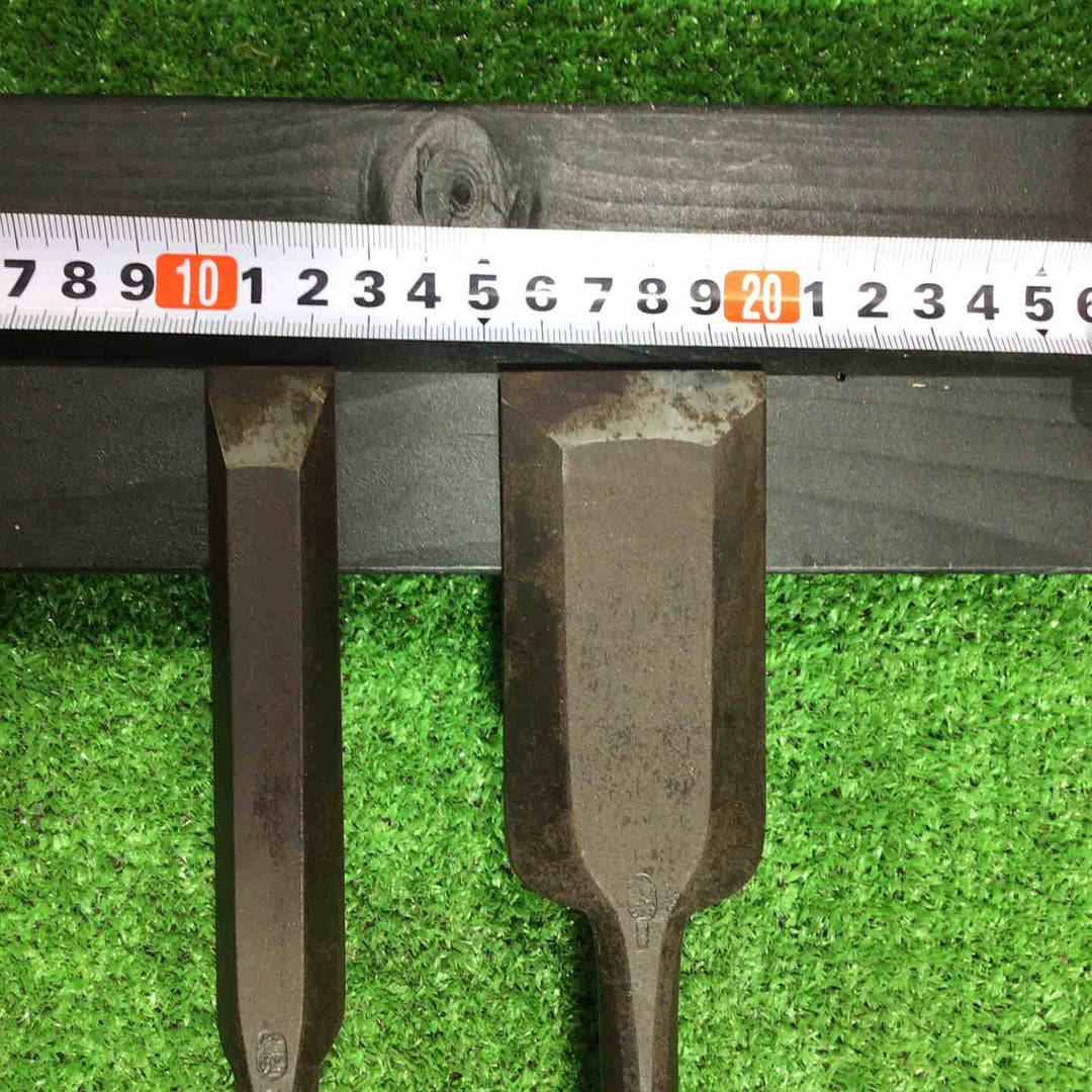 平義(？) 突き鑿 2本組 約23mm/約48mm 本体のみ 錆あり 【川口店】