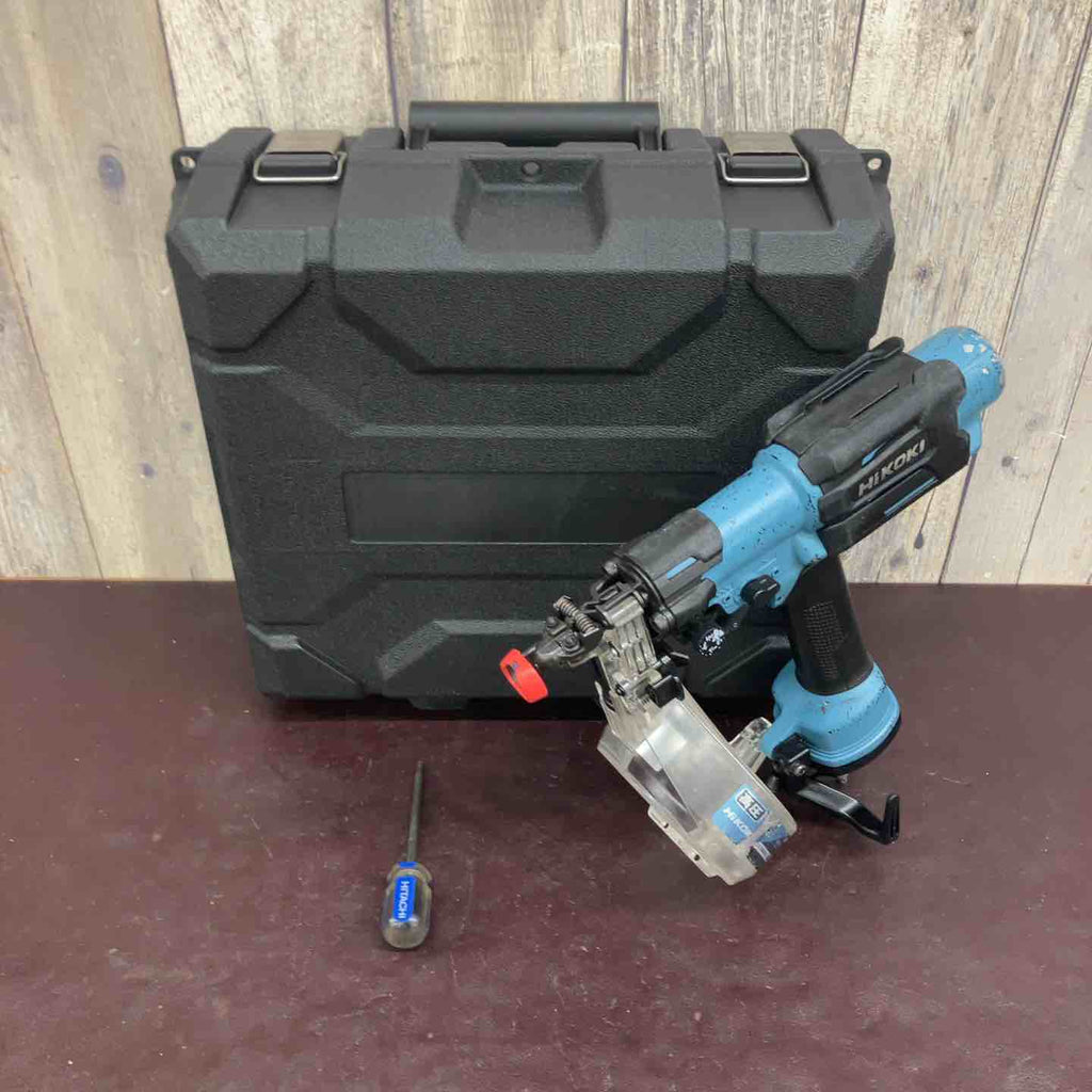 中古品】 ハイコーキ(HIKOKI ※旧:日立工機) 高圧エアネジ打ち機 WF4HS